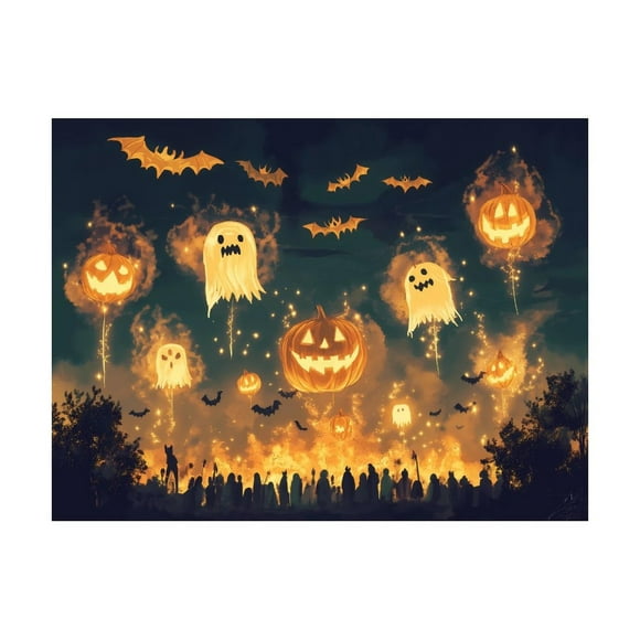 Diamond Art Kits for Adults - Halloween Pumpkin Ghost Flying (2) DIY Diamond Painting Art and Crafts, Frameless Art Painting kits with Diamond Home Wall Decor and Gift