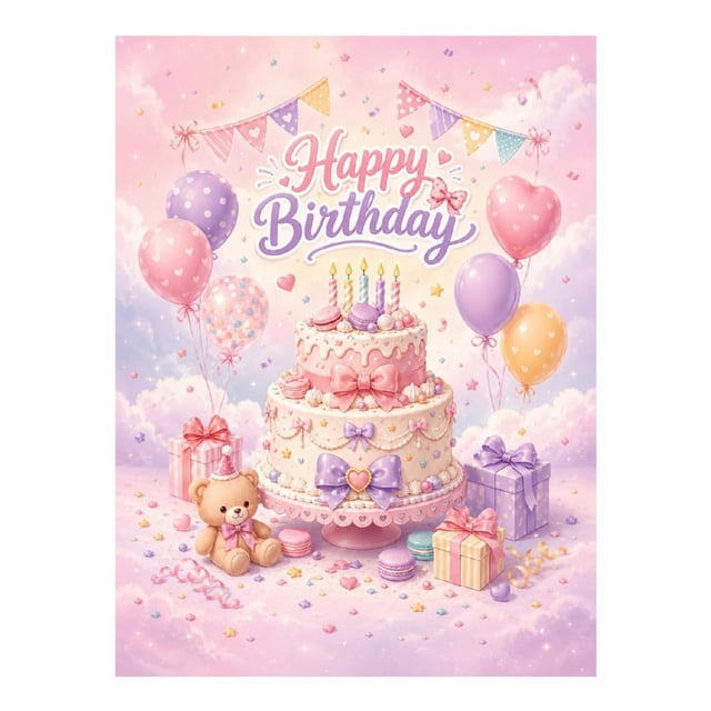 Diamond Art Kits for Adults - Happy Birthday L 5d Diamond Painting for ...