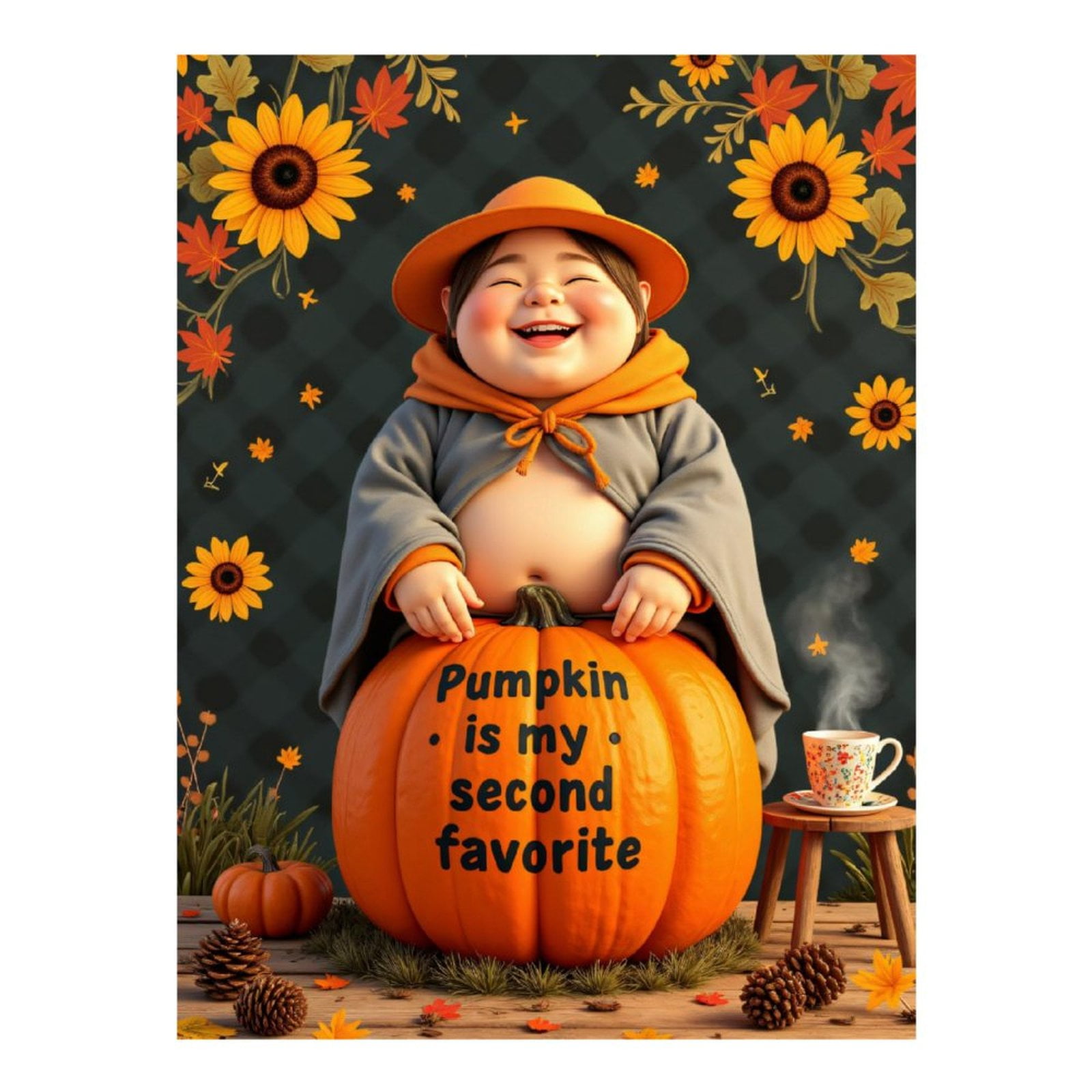 Diamond Art Kits for Adults, Joyful Autumn Pumpkin 5D Diamond Painting Kits for Adults Beginners, DIY Full Drill Diamond Painting, Gem Art and Crafts 12x16