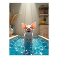 thumbnail image 1 of Diamond Art Kits for Adults, Joyful Piglet In Blue Bath 5D Diamond Painting Kits for Adults Beginners, DIY Full Drill Diamond Painting, Gem Art and Crafts 12x16, 1 of 7