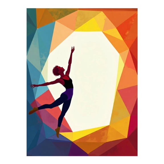 Diamond Art Kits for Adults - Modern Classic Dance Print No.5 5D Frameless Dimond Painting Kit for Adults Beginner, Round Diamond Kits for Home Wall Decor, Gift for Women