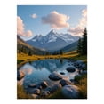 thumbnail image 1 of Diamond Art Kits for Adults - Mountain Lake Scenic Reflection 5d Diamond Painting for Adults, Diamond Art for Adults Beginners, Frameless Diamond Painting Kits for Adults for Home Wall Decor, 1 of 7