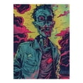 thumbnail image 1 of Diamond Art Kits for Adults, Neon Zombie SkullDiamond Painting Kits for Beginners, Frameless Round 5D Full Drill Diamonds Art Gem Art Crafts Home Decor Gifts, 1 of 8