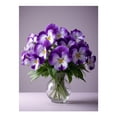 thumbnail image 1 of Diamond Art Kits for Adults - Purple Flowers Glass Vase Display 5d Diamond Painting for Adults, Diamond Art for Adults Beginners, Frameless Diamond Painting Kits for Adults for Home Wall Decor, 1 of 7