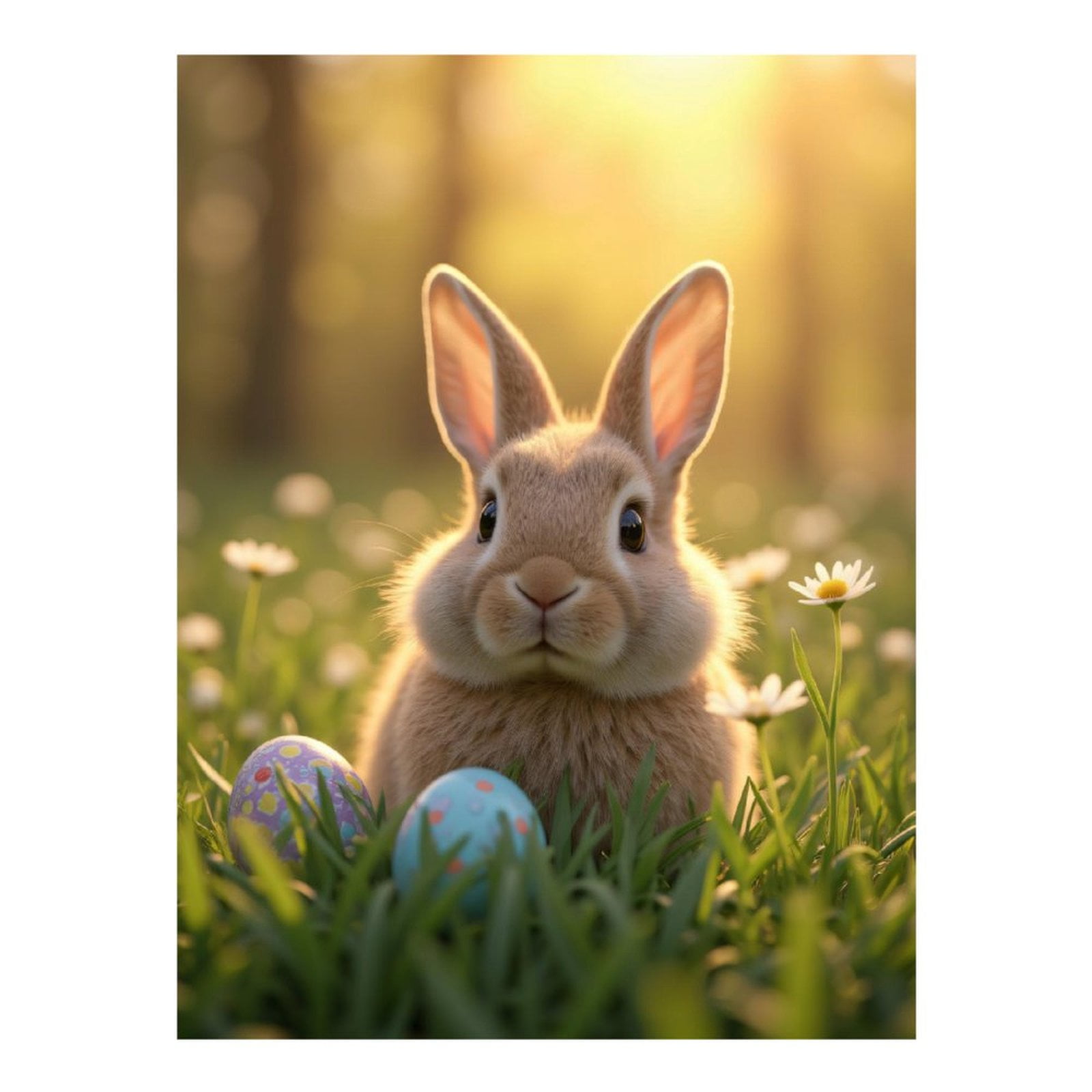 Diamond Art Kits for Adults - Rabbit Spring Meadow Sunshine 5d Diamond ...