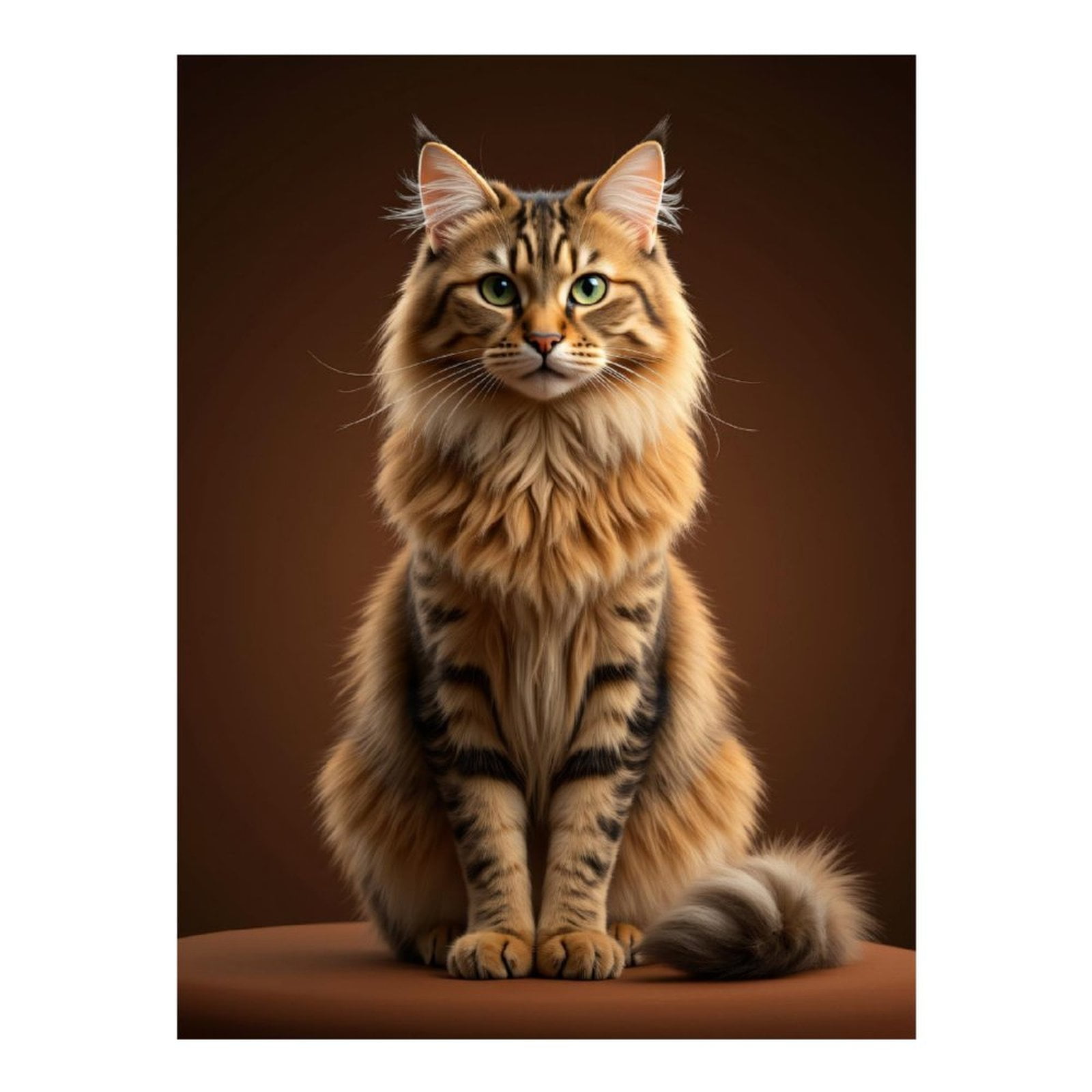 Diamond Art Kits for Adults, Regal Feline Portrait Majestic Cat 5D Diamond Painting Kits for Adults Beginners, DIY Full Drill Diamond Painting, Gem Art and Crafts 12x16