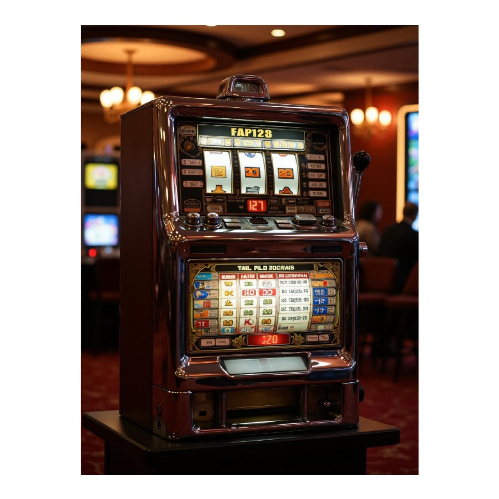 Diamond Art Kits for Adults, Retro Casino Slot Machine Display 5D Diamond Painting Kits for Adults Beginners, DIY Full Drill Diamond Painting, Gem Art and Crafts 12x16