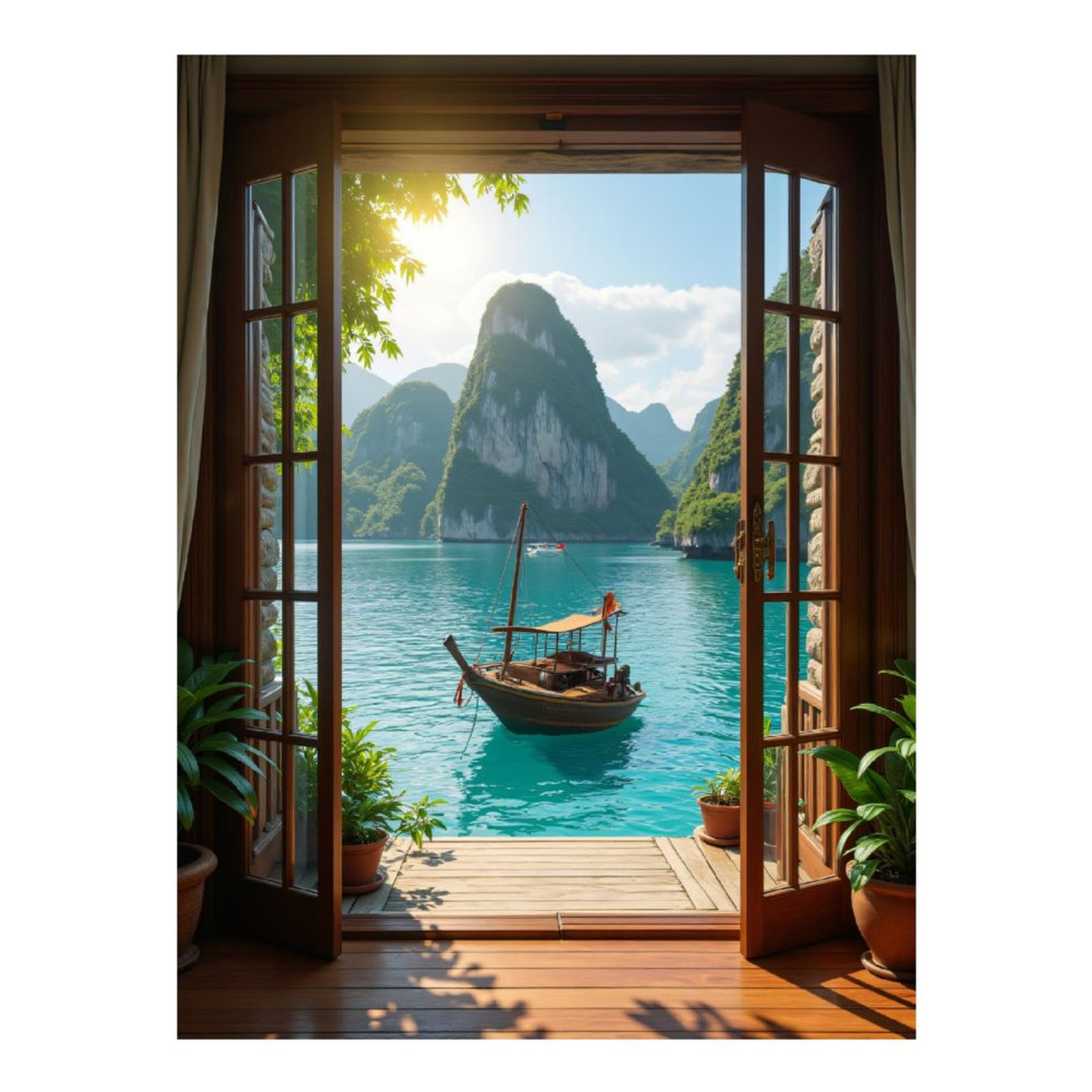 Diamond Art Kits for Adults, Serene Lake Mountain View 5D Diamond