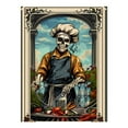 thumbnail image 1 of Diamond Art Kits for Adults, Skeleton Chef BBQ SceneDiamond Painting Kits for Beginners, Frameless Round 5D Full Drill Diamonds Art Gem Art Crafts Home Decor Gifts, 1 of 8