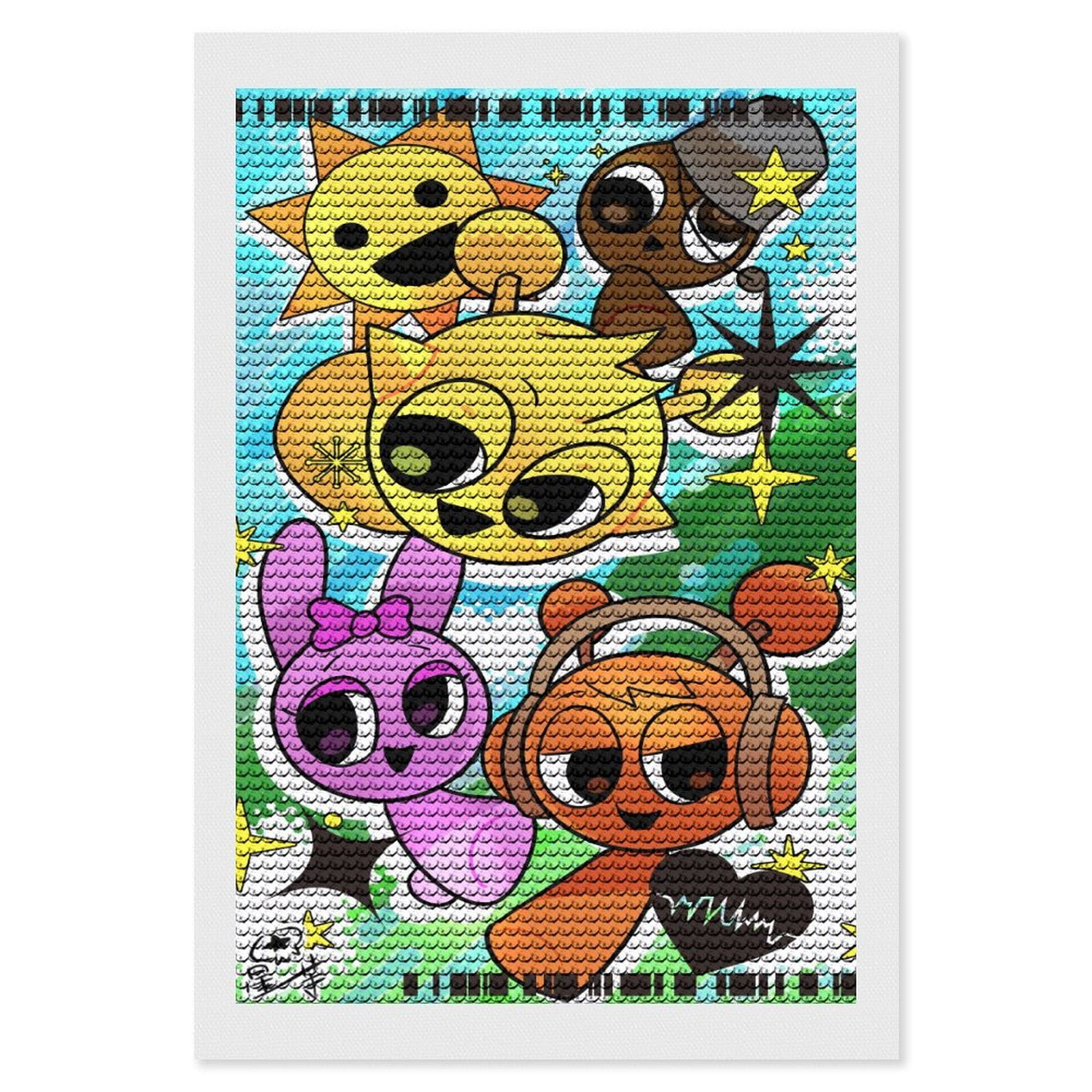 Diamond Art Kits for Adults - Sprunki Full Drill Diamond Arts for ...