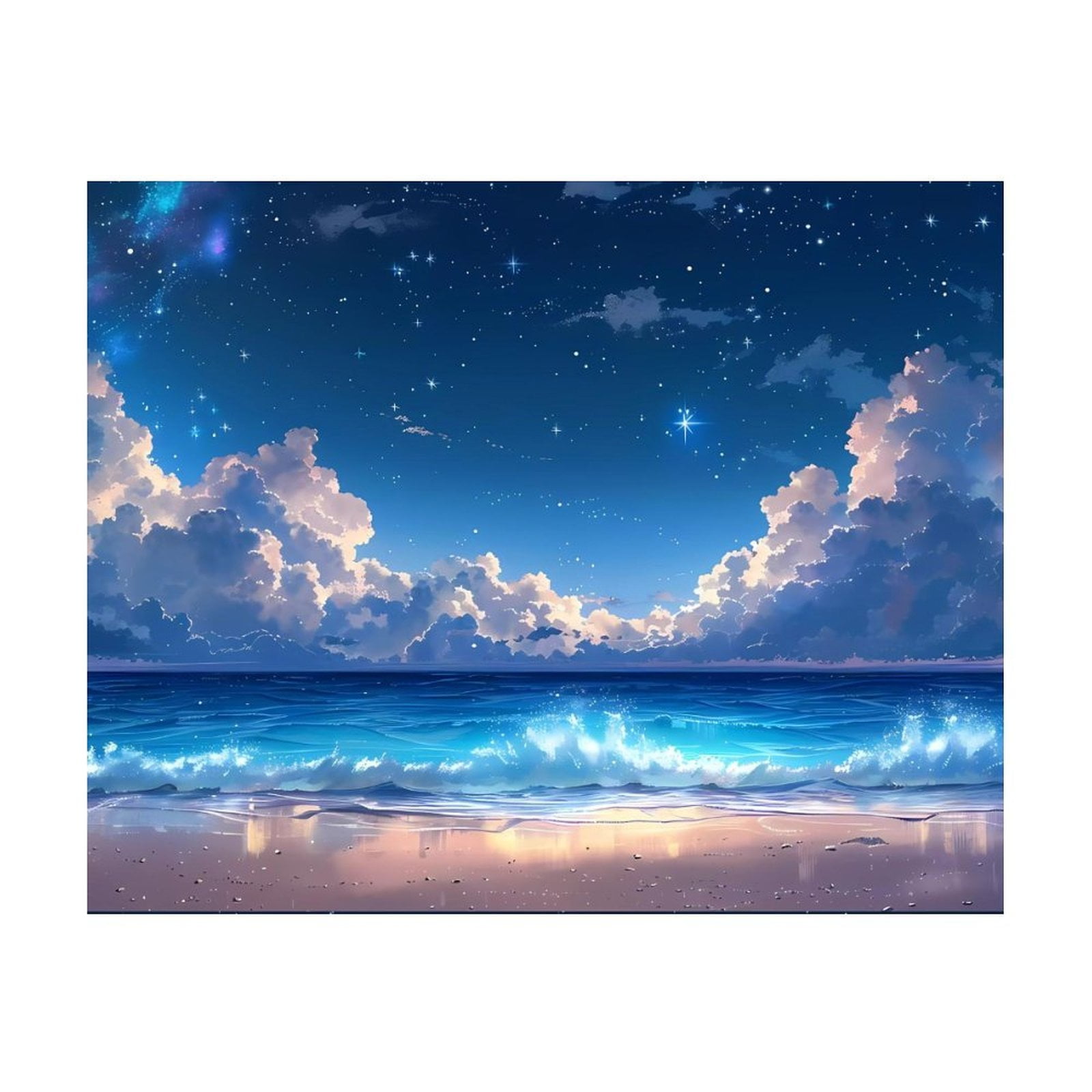 HEIBAGO Halloween Ghost Diamond Painting Kit – 5D Full Round Drill, 12x16 Inch, Starry Sky Design, DIY Art For Adults & Beginners