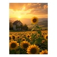 thumbnail image 1 of Diamond Art Kits for Adults - Sunflower Field Sunset Farmhouse 5d Diamond Painting for Adults, Diamond Art for Adults Beginners, Frameless Diamond Painting Kits for Adults for Home Wall Decor, 1 of 7