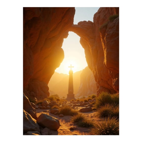 Diamond Art Kits for Adults, Sunset Arch Monument Desert Landscape 5D Diamond Painting Kits for Adults Beginners, DIY Full Drill Diamond Painting, Gem Art and Crafts 12x16