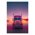 thumbnail image 1 of Diamond Art Kits for Adults, Sunset Truck HighwayDiamond Painting Kits for Beginners, Frameless Round 5D Full Drill Diamonds Art Gem Art Crafts Home Decor Gifts, 1 of 8