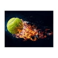 Diamond Art Kits for Adults, Tennis Ball In Fire1 Waterproof Diamond