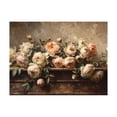 thumbnail image 1 of Diamond Art Kits for Adults, Vintage Peonies Rustic CharmDiamond Painting Kits for Beginners, Frameless Round 5D Full Drill Diamonds Art Pictures Gem Art Crafts Home Decor Gifts, 1 of 8