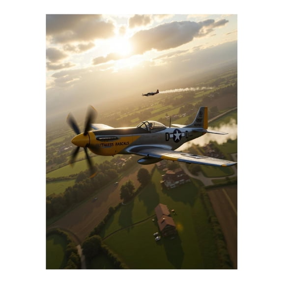 Diamond Art Kits for Adults, Vintage Planes Soaring Skyward 5D Diamond Painting Kits for Adults Beginners, DIY Full Drill Diamond Painting, Gem Art and Crafts 12x16