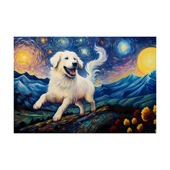Diamond Art Kits for Adults, Vintage Starry Sky PuppyDiamond Painting Kits for Beginners, Frameless Round 5D Full Drill Diamonds Art Pictures Gem Art Crafts Home Decor Gifts