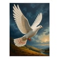 thumbnail image 1 of Diamond Art Kits for Adults, White Bird Soaring Over Mountain Sunset 5D Diamond Painting Kits for Adults Beginners, DIY Full Drill Diamond Painting, Gem Art and Crafts 12x16, 1 of 7