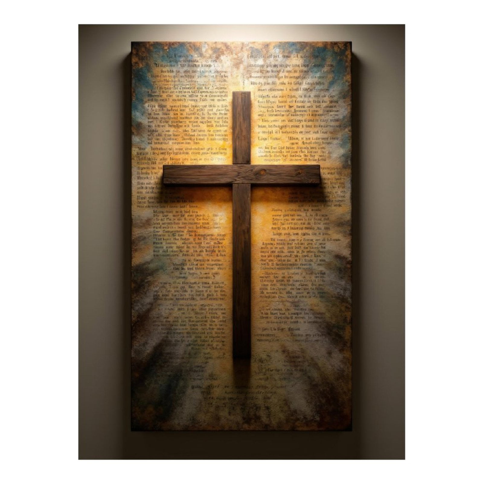 Diamond Art Kits for Adults, Wooden Cross Textured Canvas 5D Diamond Painting Kits for Adults Beginners, DIY Full Drill Diamond Painting, Gem Art and Crafts 12x16