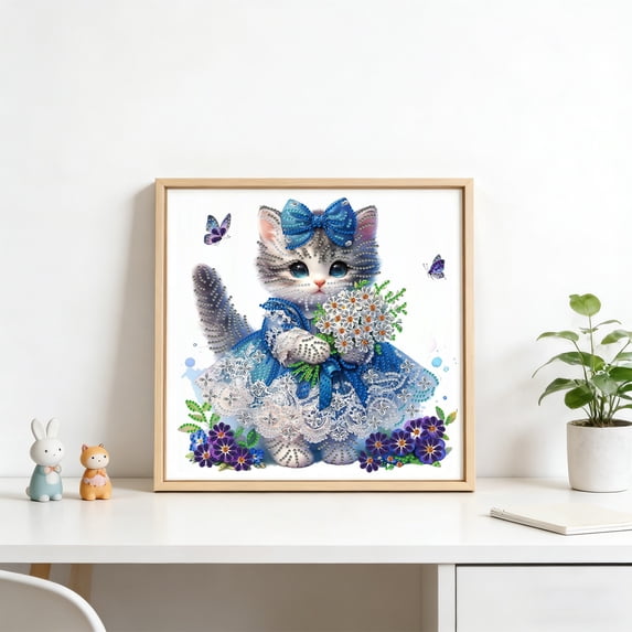 Diamond Art Kits For Adults Cute DIY Rhinestone Art, Ideal Pearl Diamond Painting Kits for Home Wall Decor