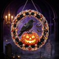 thumbnail image 1 of Diamond Art Kits Hanging Halloween Haunted House, DIY 5D Special Shaped Diamond Painting Craft Gem Art Rhinestone for Adults and Home Window Door Decor, Happy Halloween, 1 of 6