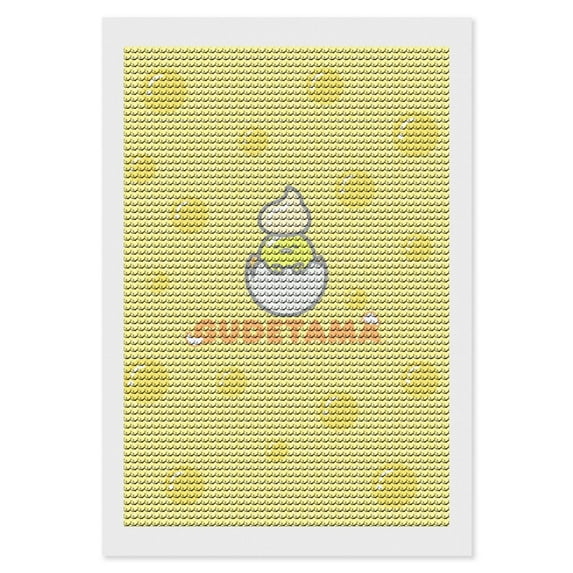 Diamond Art Kits for Adults Gudetama Diamond Art Gem Art Painting Full Drill Round Art Gem Painting Kit for Home Wall Decor Gifts 12"x16"