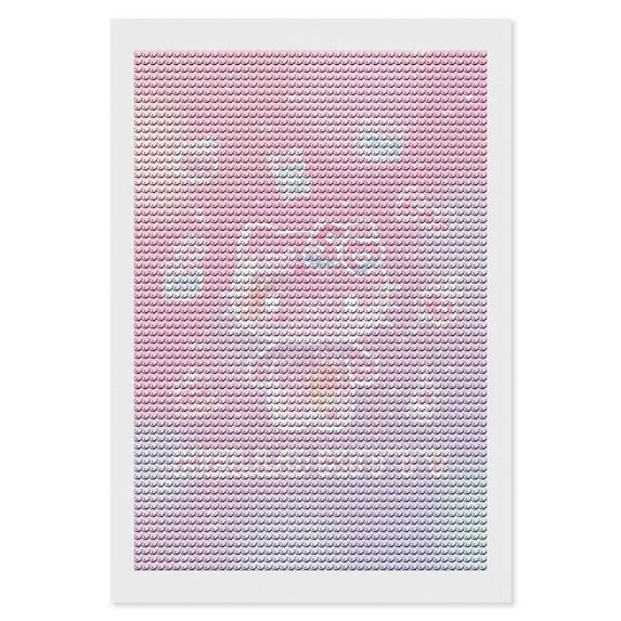 Diamond Art Kits for Adults Hello Kitty Diamond Art Gem Art Painting Full Drill Round Art Gem Painting Kit for Home Wall Decor Gifts 16"x20"
