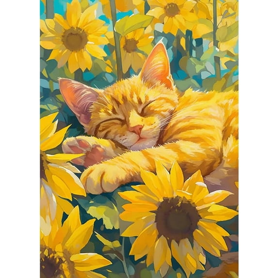 Diamond Art Kits for Adults Landscape Flowers 5D Diamond Painting Dots Art Kits for Adults Beginner DIY Full Round Gem Art for Home Decor,DP00734