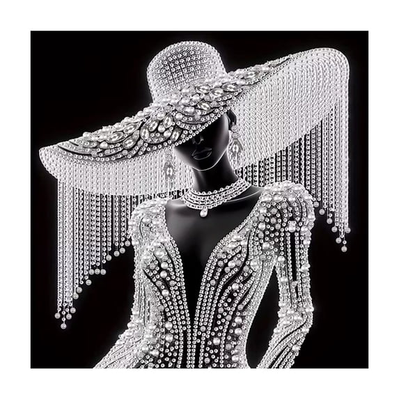 Diamond Art Painting DIY Kit for Adults, 5D Diamond with Rhinestones Gem for Home Wall Decor Gift