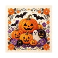 thumbnail image 1 of Diamond Art Painting, Diy Kits for Adults, Halloween Gifts for Adults, Spooky Halloween Decorations, Full Drill 5D Pearl Art Set with Classic Jack-O-Lantern, Ghost and Bat, 1 of 7