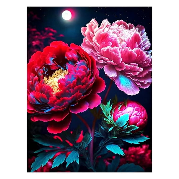 Diamond Art Painting Kit for Adults, Living Room Wall Art, High-Definition Canvas, DIY Craft Hobby