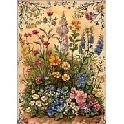 Diamond Art Painting Kits for Adults,Shrubbery 5D Diamond Painting Dots Art Kits for Adults Beginner, DIY Full Round Gem Crystal Art Paint by Diamond, Home Wall Decor 12x 16 in