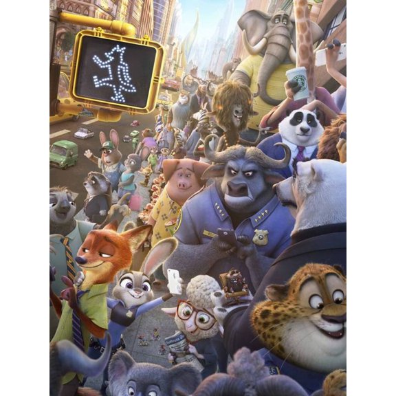 Diamond Art Painting Kits for Adults- Zootopia Diamond Painting Kits DIY 5D Nick Wilde Full Drill Art Perfect for Wall Decor Gift (12x16inch)