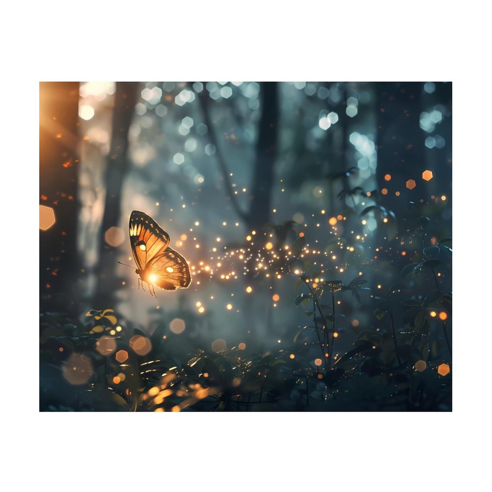 Photo inspiration: Gallery Detail: Diamond Art Painting Magical Butterfly In Forest Funny Diamond Painting