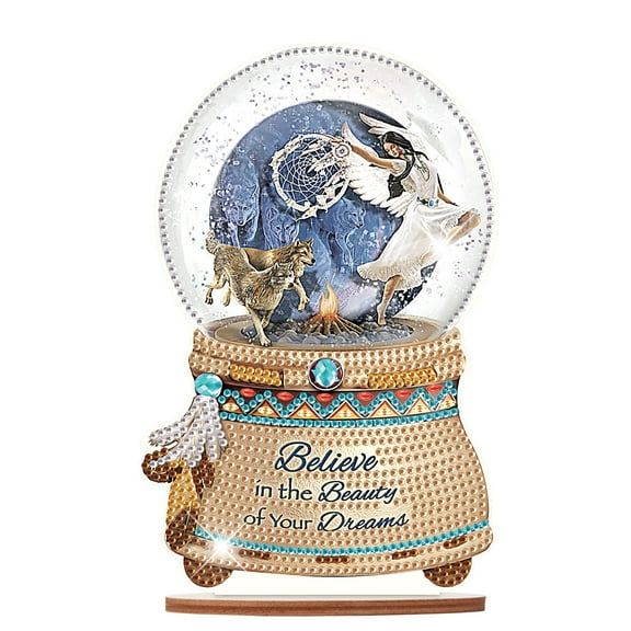 Diamond Art Painting Ornament, Angel Wings Animal Tabletop Decorations Special Shape Diamond Art for Home Decor Ornaments and Gifts