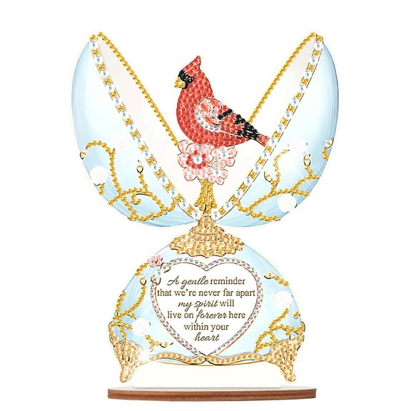 Diamond Art Painting Ornament, Broken Bird Tabletop Decorations Special Shape Diamond Art for Home Decor Ornaments and Gifts