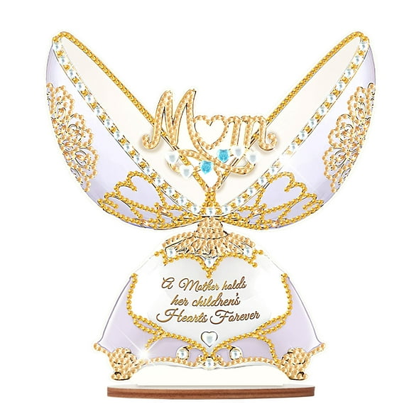 Diamond Art Painting Ornament, Open Letter Tabletop Decorations Special Shape Diamond Art for Home Decor Ornaments and Gifts