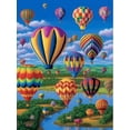 thumbnail image 1 of Diamond Art Painting River Coloured Hot Air Balloon by Number Kits Paint with Diamonds Art, DIY Crystal Craft Full Drill Cross Stitch Decoration, 1 of 7