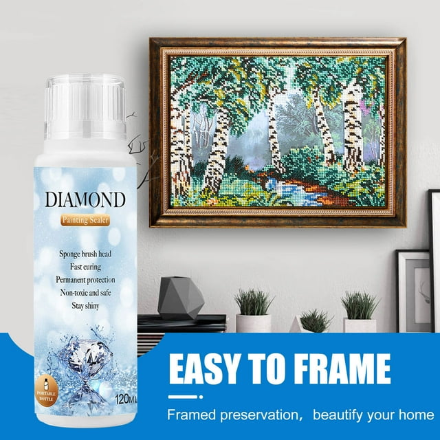 Diamond Art Painting mop Sealer 1 cleaning supplies Pack 120ML 5D