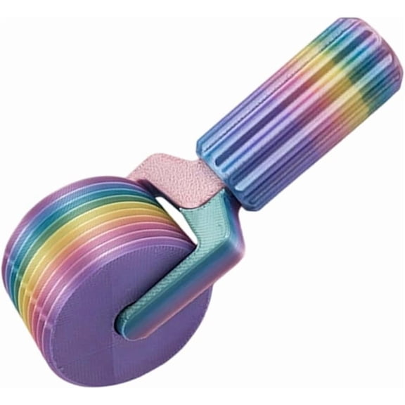 Diamond Art Roller, 2025 New Essential DIY Craft Tool for Rhinestone Embroidery, Easy-Grip Hand Roller, Detachable Diamond Painting Tools and Accessories (Rainbow Color)