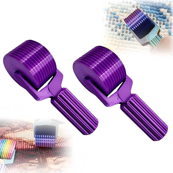 Diamond Art Roller, 2026 Upgraded 3D Printed Diamond Painting Tool, Handmade DIY Reinforcement Roller for Smooth, Even Diamond Pressing