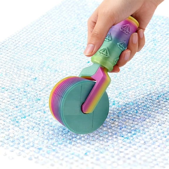 Diamond Art Roller - DIY Craft Tool for Rhinestone Embroidery, Easy-Grip Hand Roller, Detachable Diamond Painting Tools and Accessories