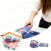 Diamond Art Roller Diamond Painting Tools Essential DIY Craft Tool for Rhinestone Embroidery Easy-Grip Hand Roller Detachable Diamond Painting Tools and Accessories (Rainbow Color)