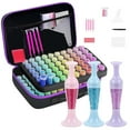 thumbnail image 1 of Diamond Art Storage Containers 60 Slots 5D Art Painting Accessories and Tools Diamond Art Storage Bead Storage Containers Case and Storage Box, 1 of 6