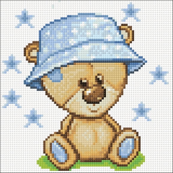 Diamond Art Teddy Bear 2020 Cs2710 - Diamond Painting Kit