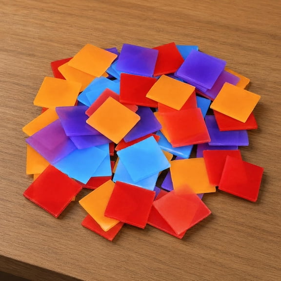 Diamond Art Wax Pads 24-Pack 2.5 cm 4-Color Storage Box Red Orange Blue Green Purple | 5D Tool Putty