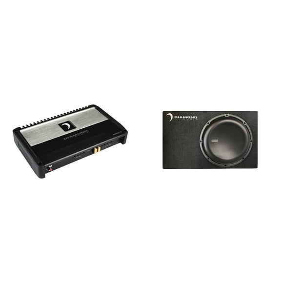 Diamond Audio 10" Microbox bundle with amplifier - DESMB10 and DES500.1D