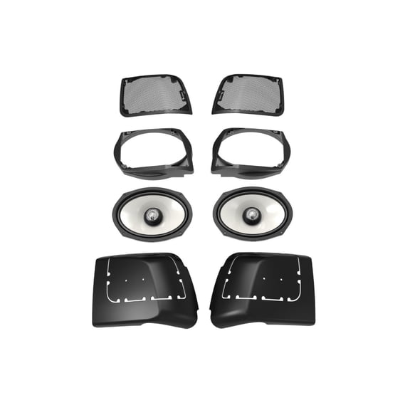Diamond Audio 14+ Harley Davidson Cut in Lid Kit with HXM69F4