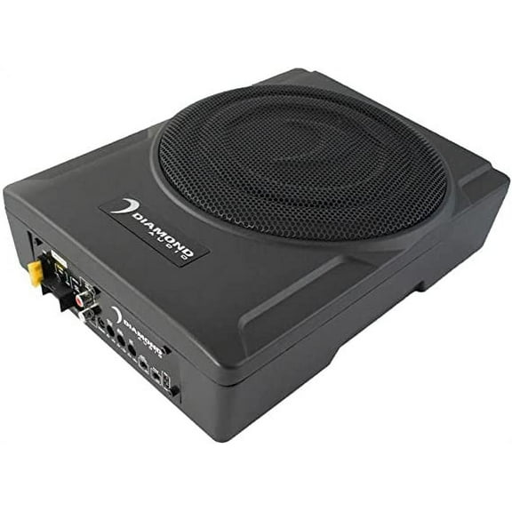 Diamond Audio DPRS10 10" 120W RMS Power Low Profile Amplified Subwoofer